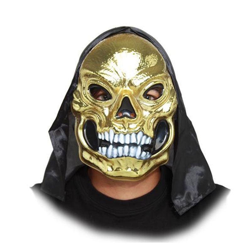 Masque Crâne Halloween En Latex - Mâchoire Mobile - Taille Adulte (Tour De Tête 58-62 Cm)