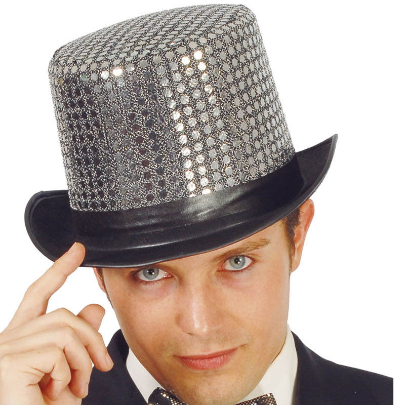 Chistera Lentejuelas Plata