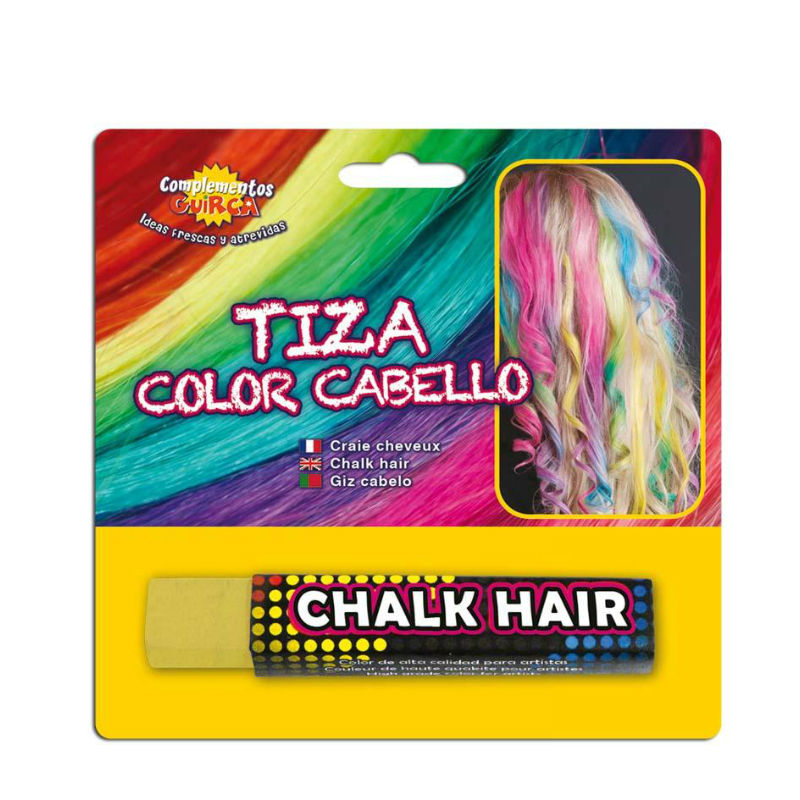 Tiza color para el Pelo Amarillo