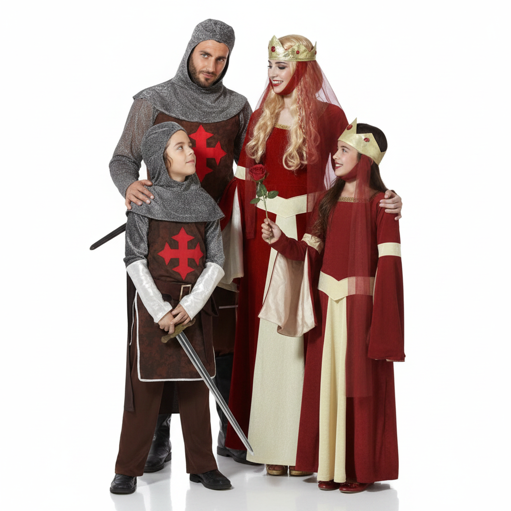 Groupe Chevaliers médiévaux et princesses