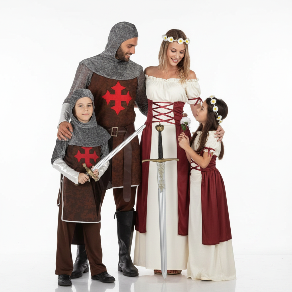 Groupe Chevaliers et dames du Moyen-Âge