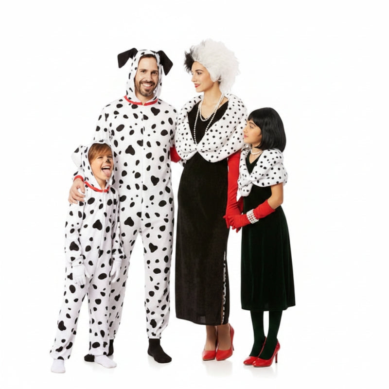 Groupe Dalmatiens et Cruella