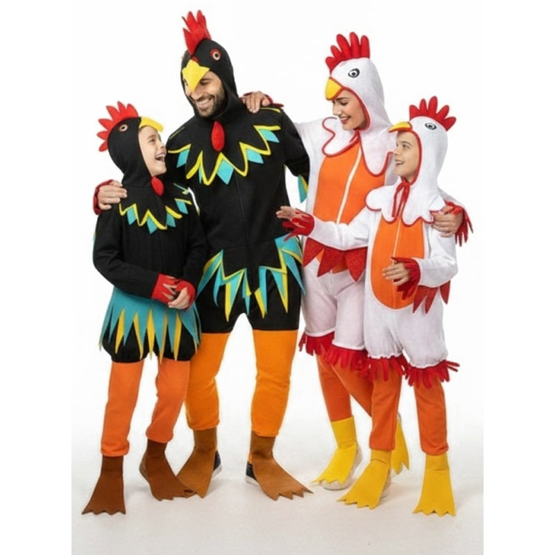 Groupe Coqs et Poules à Crête