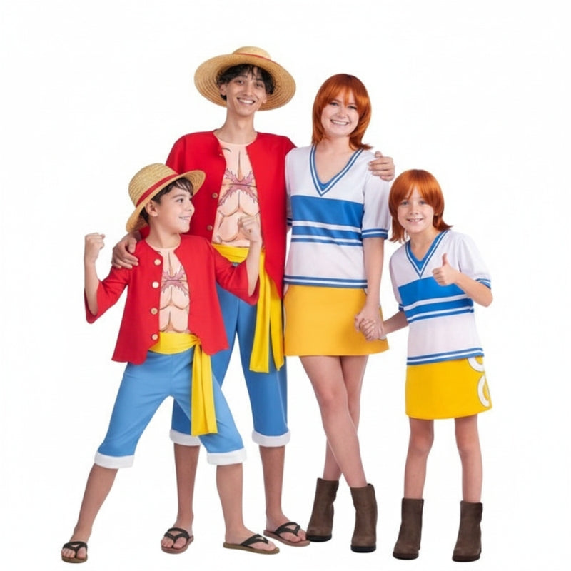 Groupe Luffy et Nami dans One Piece