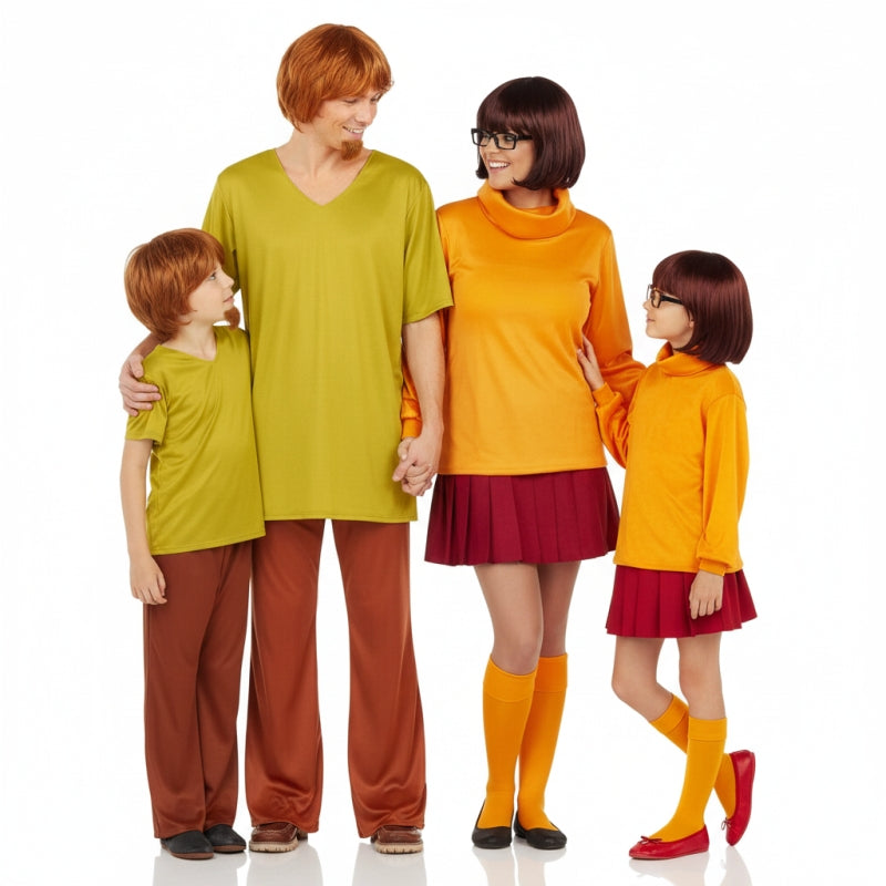 Groupe Shaggy et Véra de Scooby-Doo