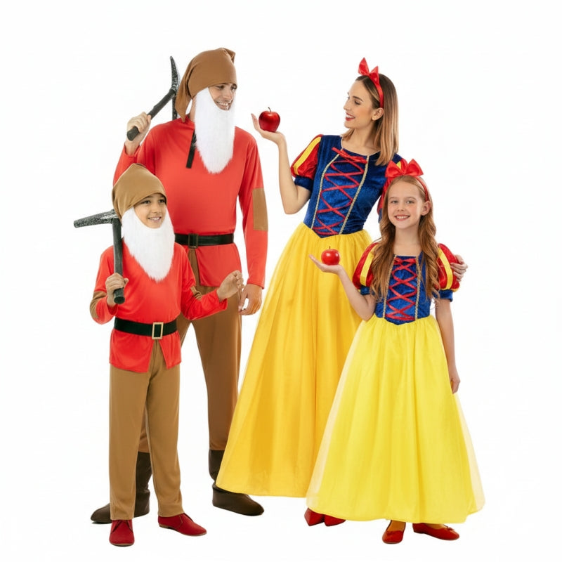 Groupe Nains Hi-Ho et Blanche-Neige