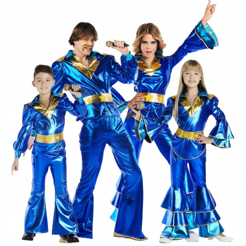 Groupe Disco Abba bleu