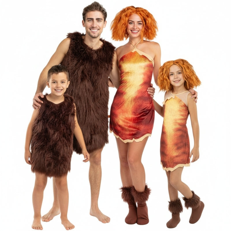 Groupe Grug et Eep des Croods