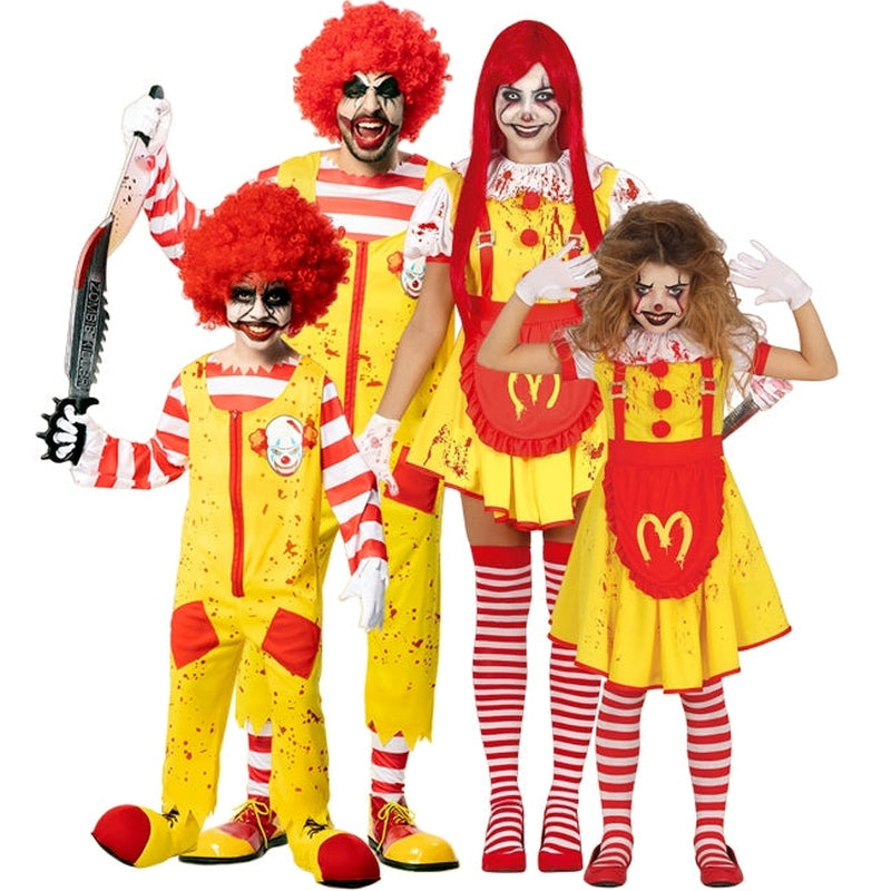 Groupe Clown McDonald's sanglant