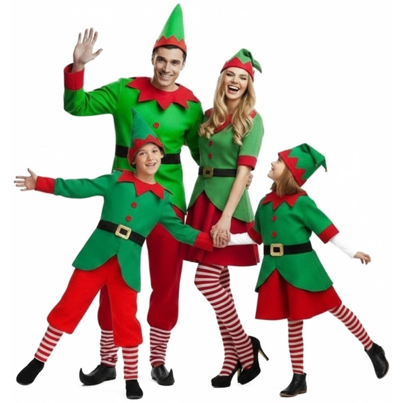 Groupe Elfes Noël Santa Claus