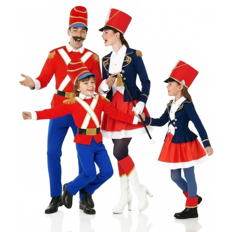 Groupe Soldats de plomb et majorettes