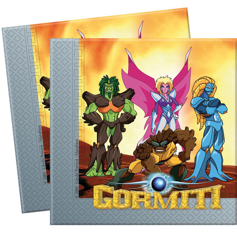 Servilletas de Gormiti de 33 cm