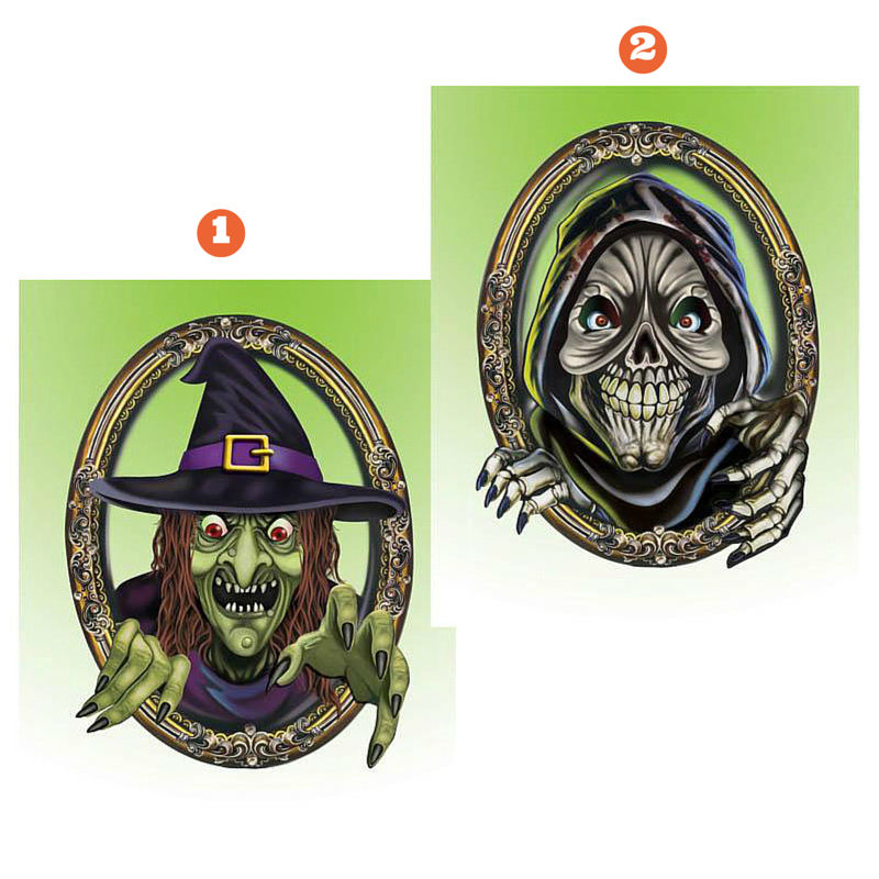 Letrero Monstruos Halloween decoración