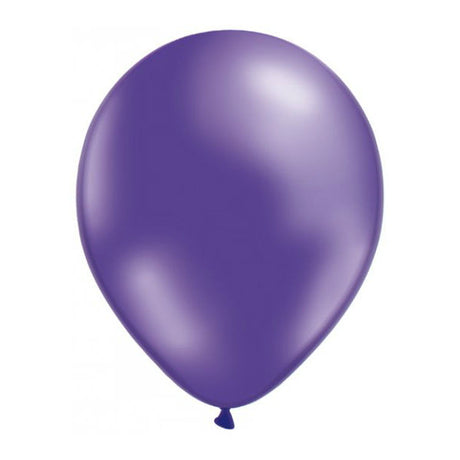 50 Globos Metalizados Violeta helio