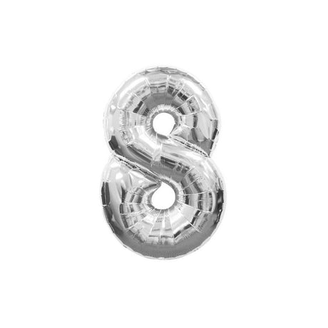 globo helio n 8 plata