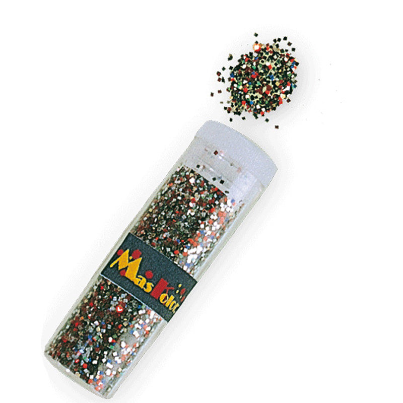 tubo maquillaje purpurina iris