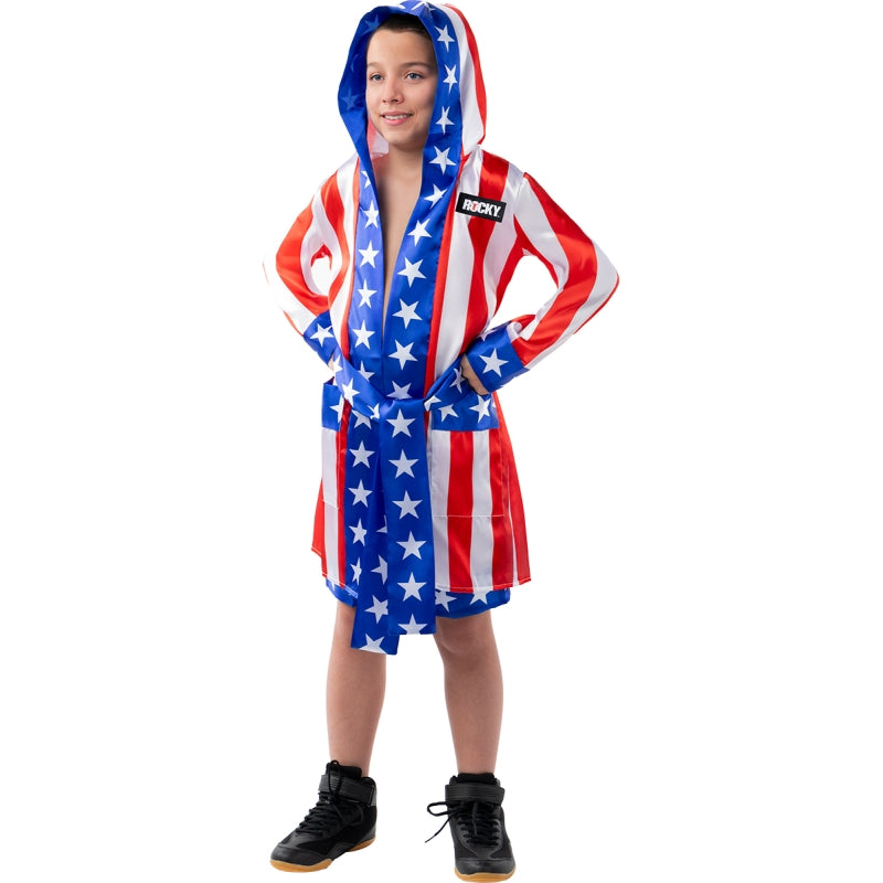 Disfraz de Bata de Rocky Balboa para niño Bis 2