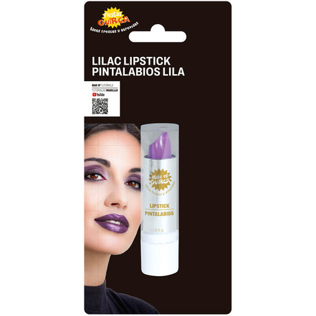 Blíster Pintalabios lila Packaging