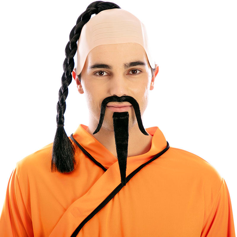 Calva Shaolin con trenza