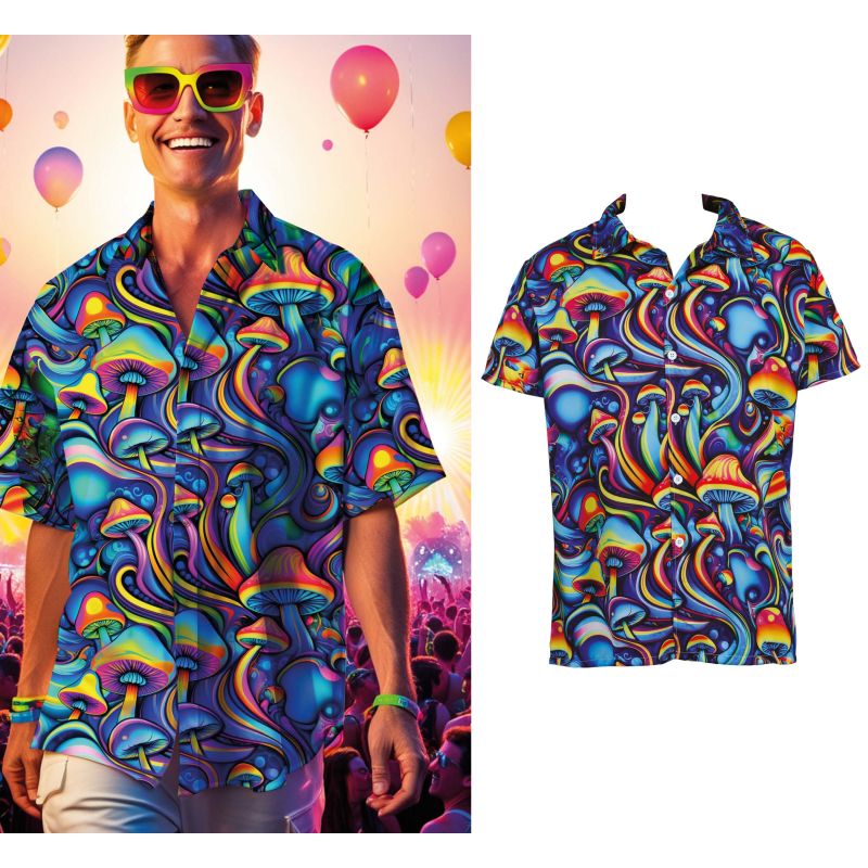 Camisa Psicodélica Setas para hombre