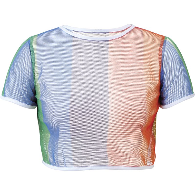 Camiseta Rejilla Arcoiris para mujer Bis