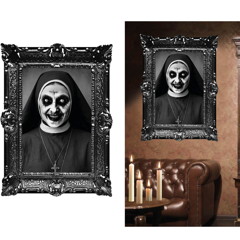 Decoración Cuadro adhesivo monja diabólica