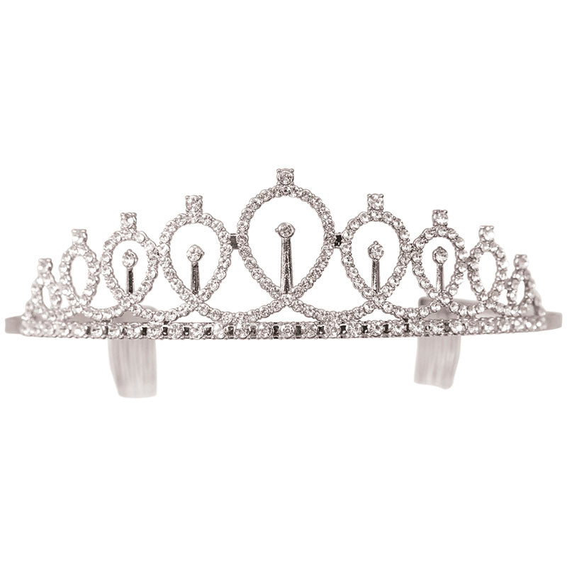 Diadema Princesa metálica plata Packaging