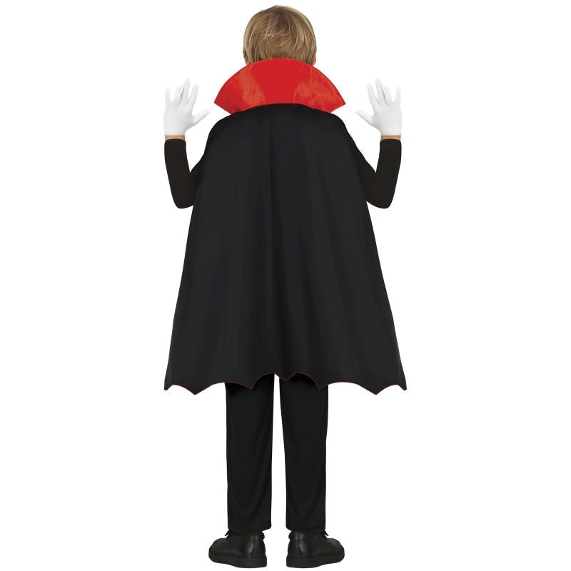 Disfraz de Conde Vampiro para niño Espalda