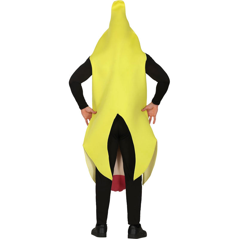 Disfraz de Banana marrana para hombre espalda