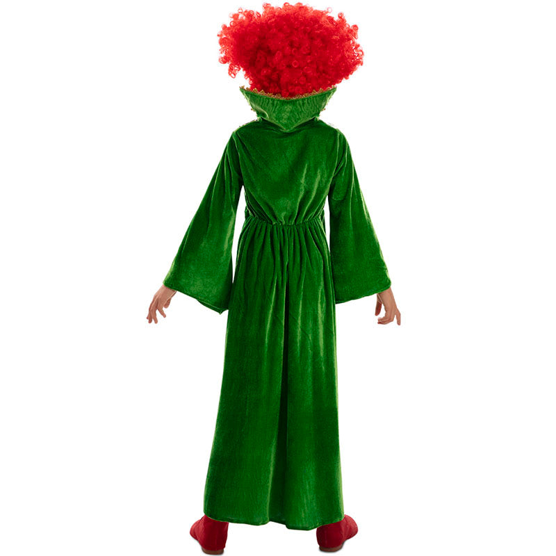 Disfraz de Bruja verde Winifred para niña Espalda