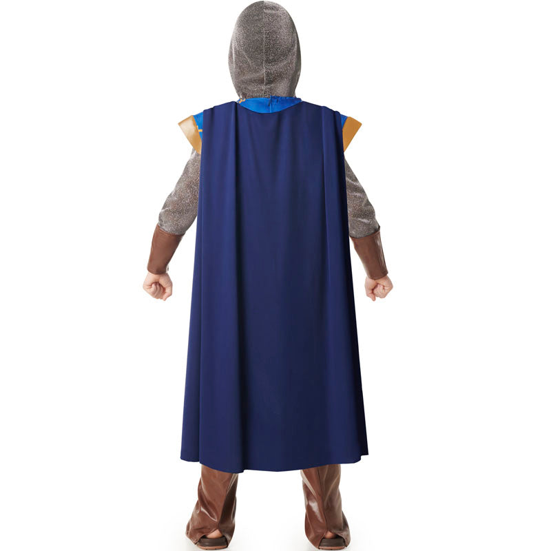 Disfraz de Caballero Medieval azul para niño Espalda