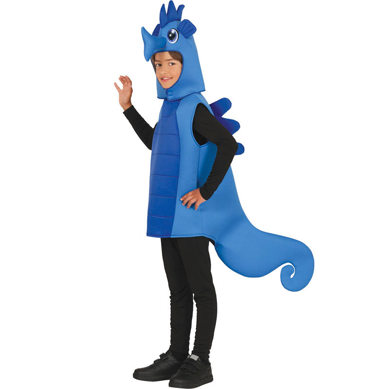 Disfraz de Caballito de mar azul infantil