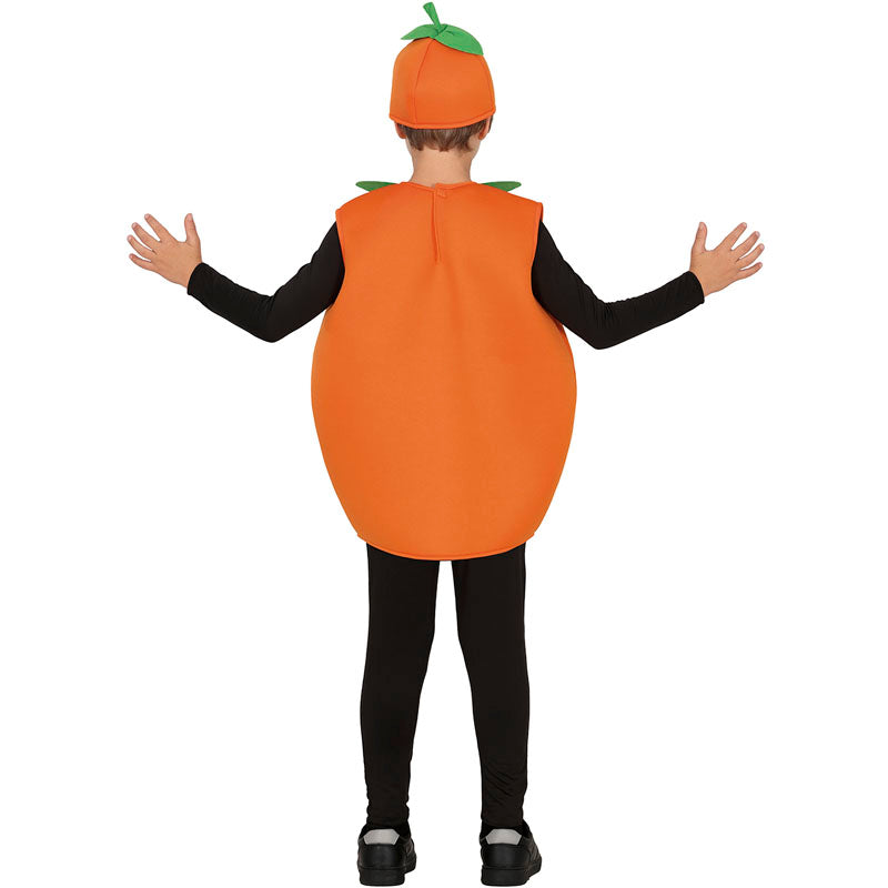 Disfraz de Calabaza terrorífica infantil Espalda