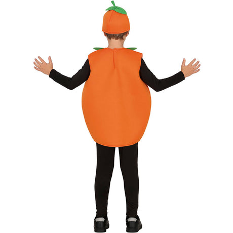 Disfraz de Calabaza terrorífica infantil Espalda