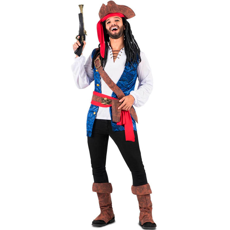 Disfraz de Capitán Pirata Jack Sparrow para hombre