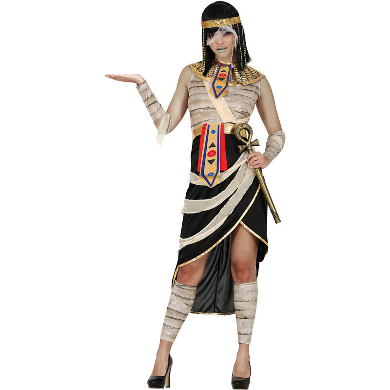 Déguisement Femme Cruella / Diable Années 1920 - Ensemble Complet Avec Perruque, écharpe, Gants, Collier - Pour Halloween, Carnaval