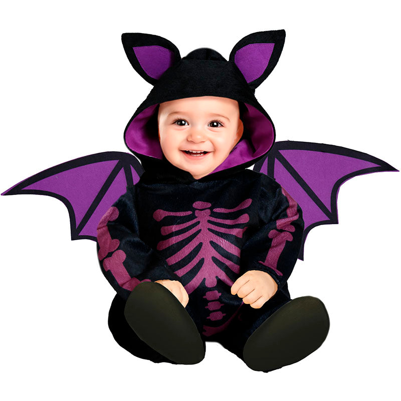 Costume De Chauve-souris Une Pièce Pour Bébé, Tenue D'Halloween Pour Nouveau -né, Grenouillère Avec Chapeau Chauve-souris Pour Fête Cosplay