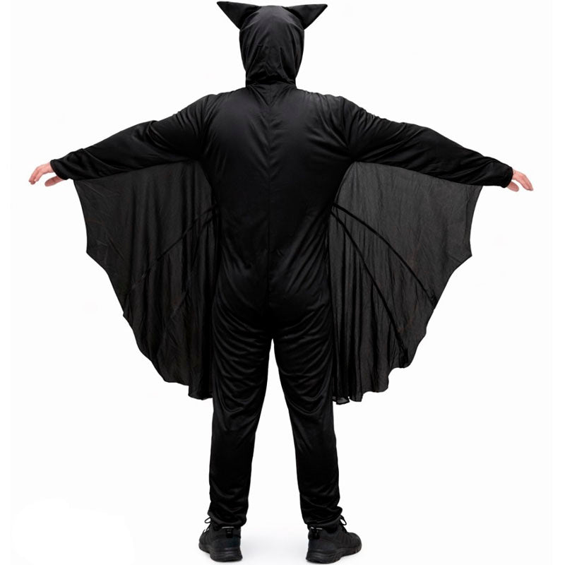 Disfraz de Murciélago negro para hombre espalda