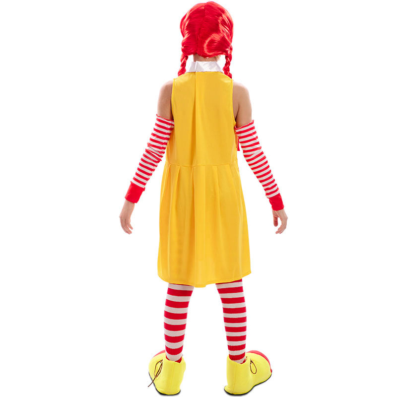 Disfraz de Payasa Ronald Mc asesina para niña Espalda