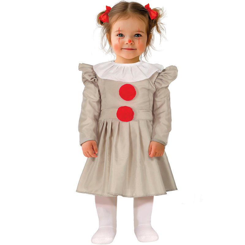 Disfraz de Payasa loca para bebé