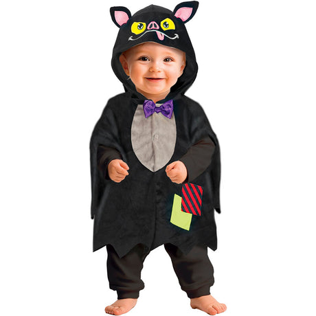 Disfraz de Poncho Murciélago para bebé