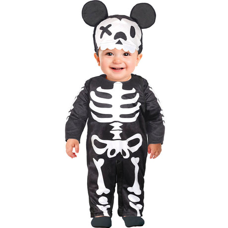 Disfraz de Ratón Esqueleto para bebé