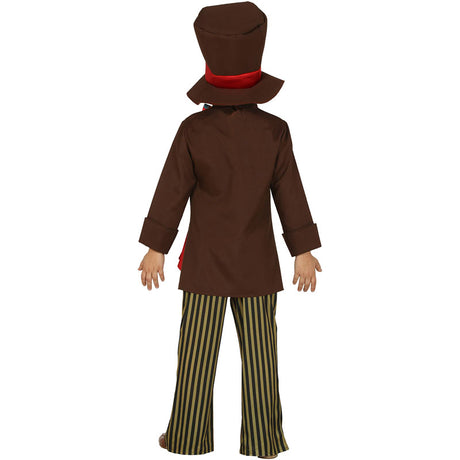 Disfraz de Sombrerero loco cuento para niño espalda