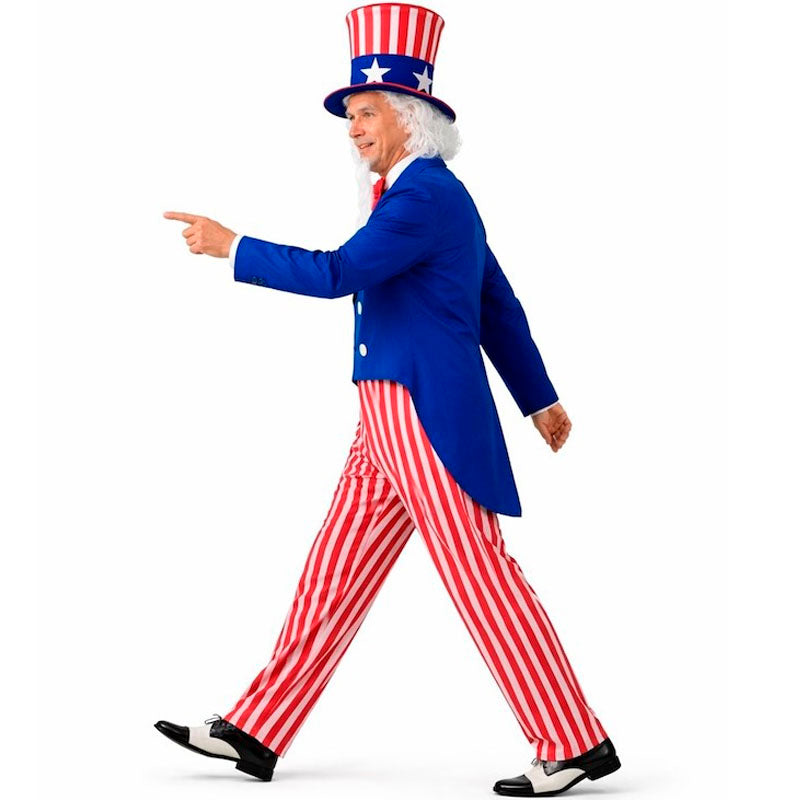 Disfraz de Tío Sam para hombre perfil