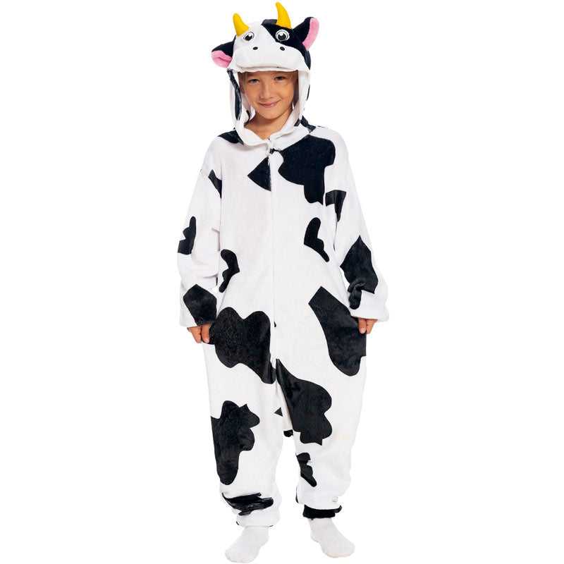 Disfraz de Vaca Kigurumi para niños