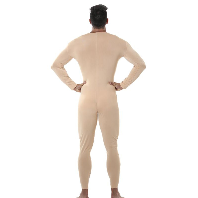 Disfraz de Maillot Carne para hombre Espalda