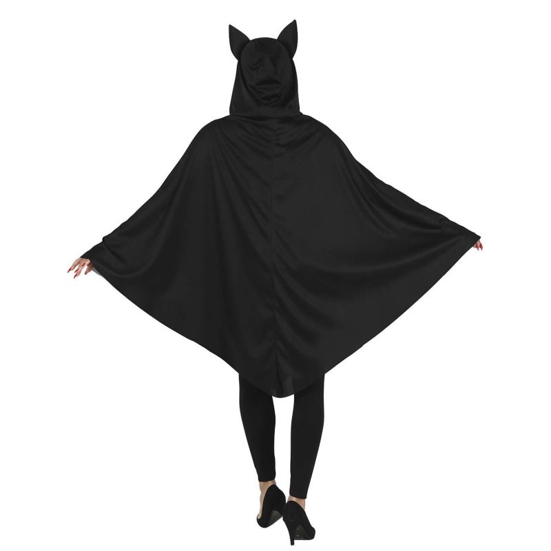 Disfraz de Poncho Gato Satánico para mujer-espalda