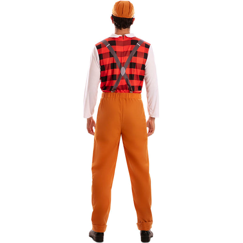 Disfraz de Ancianito para hombre Espalda