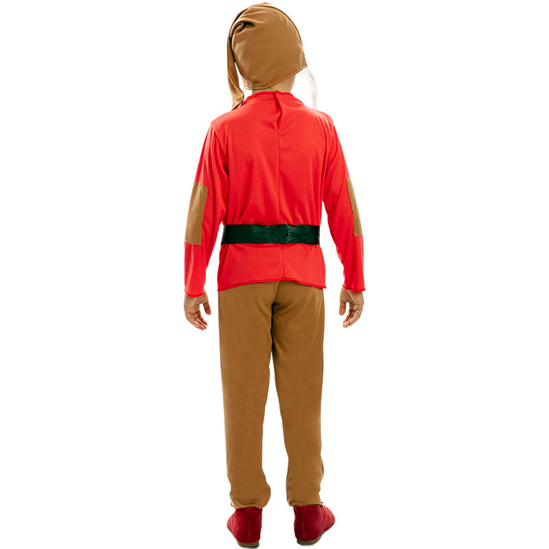 Disfraz de Enanito Ay Ho del cuento de Blancanieves para niño Espalda