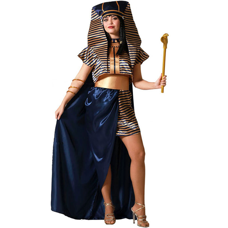 Disfraz para mujer de Faraona Azul